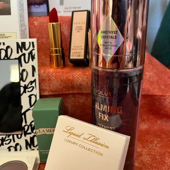 Gucci Lipstick - Goldie Red along with other makeup goodies and cologne - Picture 2 of 4